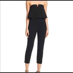 Aqua Strapless Jumpsuit